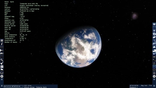 用spaceengine模拟330兆光年每秒的速度飞出宇宙