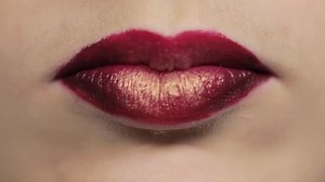 Beautiful Red Lips Close-up Stock Footage Video (100% Royalty-free) 14447443 | Shutterstock