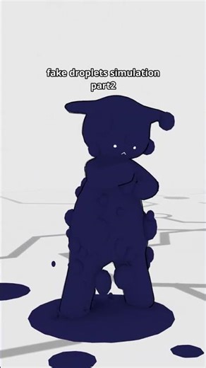 fake droplets simulation. still runs in real-time #geometry nodes