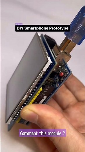 Diy Smartphone Prototype using Arduino #shorts #arduinoproject