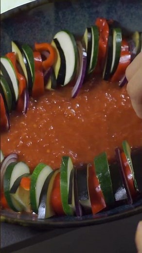 Classic Ratatouille | French Vegetable Stew 🍆🥒🇫🇷 || #ratatouille #frenchfood #vegetarianrecipes