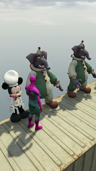 GTA 5: Who's the Best Parkour Master - Spiderman or Minions? EP # 1