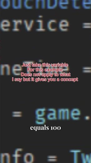 Roblox studio variables concept