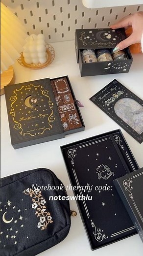 notebook therapy haul 🌙 | Moonflower Magic collection #stationeryhaul