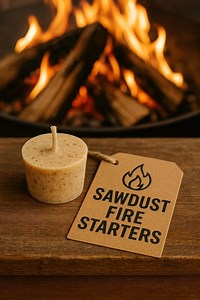 Handmade Fire Starters | Paraffin Wax & Plywood Sawdust | Camping, Fireplace, BBQ, Emergency Kit. - Etsy