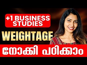 Plus One Business Studies | Chapter Weightage Explained | Exam Winner
