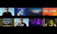 Mix of 8 videos from youtube : The Shrek All Star Anthem