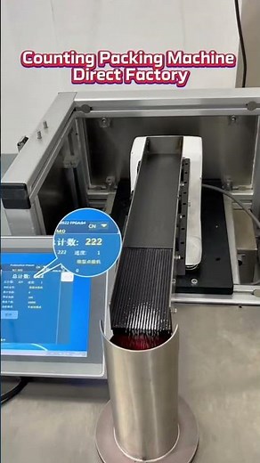 High-Speed Vision Counting Machine 🔩 | Zero Error Packaging #robot #ai #automobile #counting