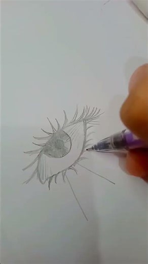 Aesthetic eye drawing #aesthetic #beautiful eye