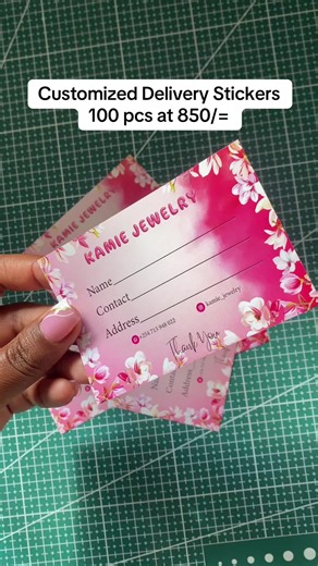 Customized Delivery Stickers for Your Business