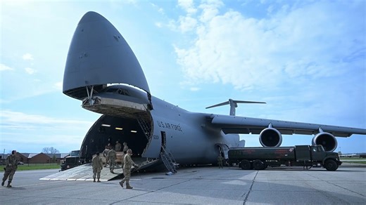 The Largest US Military Transport Plane In Action