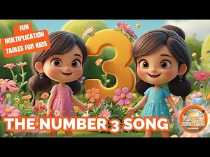 Three Times Table Song | Fun Multiplication for Kids | Learn with Music
