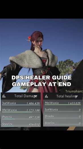 As much as I love being a healer we can do damage too! Once again this is personal preference and if you prefer to go full heals that’s fine!! Follow my tips and you’ll be outputting max damage and heals 🫶🏾 #wherewindsmeet #wherewindsmeetgame #wuxia #wwm #fyp