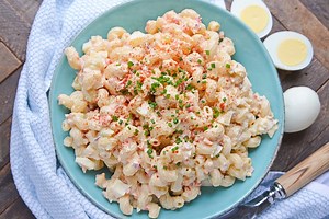 Deviled Egg Macaroni Salad