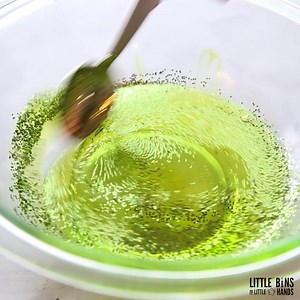 Slime is the perfect end-of-year project and even better for summer fun. This is our favorite and most popular recipe! https://littlebinsforlittlehands.com/how-to-make-saline-solution-slime-recipe/ | Little Bins for Little Hands