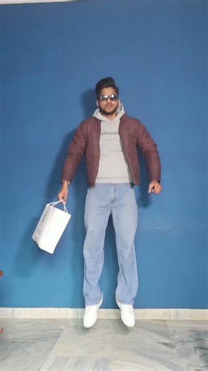 Viral jumping clothes transition #fashion #grwmoutfit #menstyle