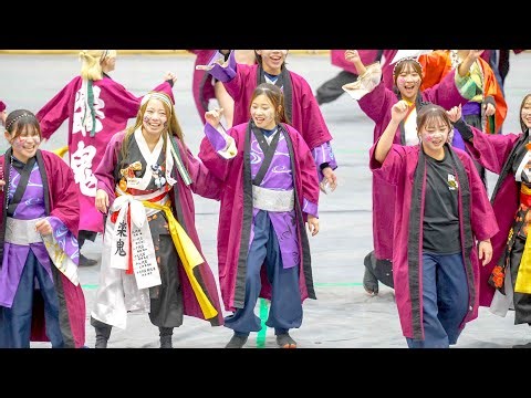 [4K] 岡山うらじゃ連 楽鬼 葉月まつり 2026 (中央)