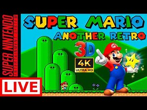 🔴 AO VIVO | Super Mario World: Another Retro em 4K 3D | Gameplay Completa