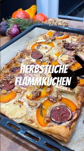 Herbstliche Flammkuchen 🍂 #essen #food #recipe #youtubefood #lecker #kochen #fyp #rezept #foodie