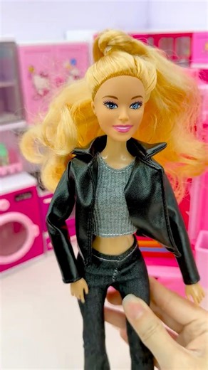 Satisfying With Unboxing Barbie Wardrobe Toys, ASMR Video #shorts