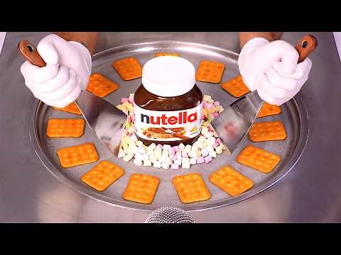 ASMR | How to Make Smores - Ice Cream Rolls | Satisfying & Delicious (no talking)