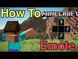 How To Use Emotes In Minecraft Bedrock