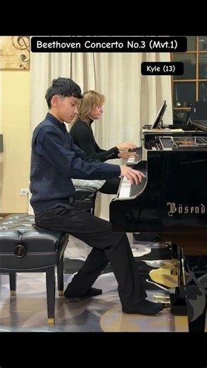 Kyle Tanaka (13) Beethoven Concerto No.3 #beethoven #piano #pianokids