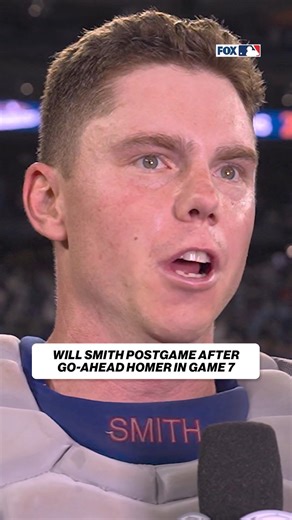 Will Smith, who hit the go-ahead homer in the 11th inning, caught up with Ken Rosenthal after the Dodgers won their 2nd consecutive championship 🏆 | MLB on FOX