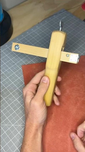 Leather Strap Cutter #asmr #leathercraft #leatherworkingtools #leathercrafttutorials