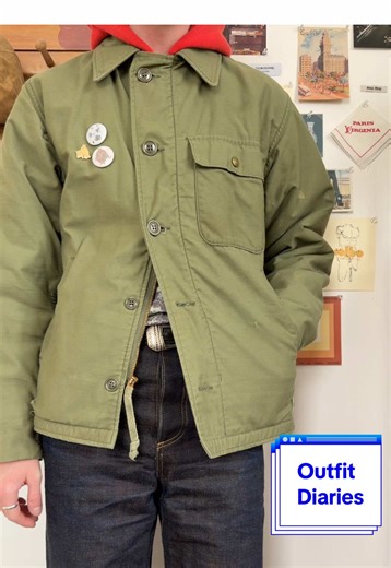 Deck jacket rinse and repeat #ootd #outfit #selvedgedenim #vintage #johnprine