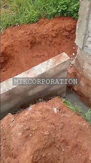 The foundations of a fence