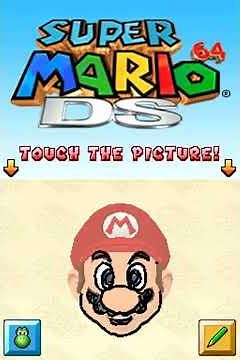 TAS Super Mario 64 DS Drawing