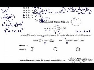 Pre Calc - 14.3 Binomial Theorem