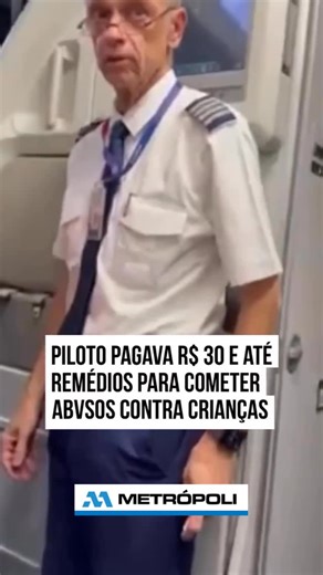 Metrópoli on Instagram: "O piloto da Latam, Sérgio Antônio Lopes, de 60 anos, preso nesta segunda-feira (9/2) suspeito de integrar uma rede criminosa voltada à exploração sexu4l de crianças e adolescentes, pagava R$ 30, remédios e até aluguel para cometer os abusos. Segundo a Polícia Civil, o homem cometia os crimes há mais de oito anos e pelo menos 10 menores foram vítimas. Lopes havia um modus operandi para se aproximar das menores: mesmo casado, ele abordava mulheres, perguntava se elas tinha
