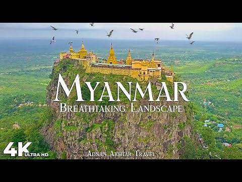 Myanmar's (Burma) Enchanting Landscapes: A Breathtaking Drone Journey
