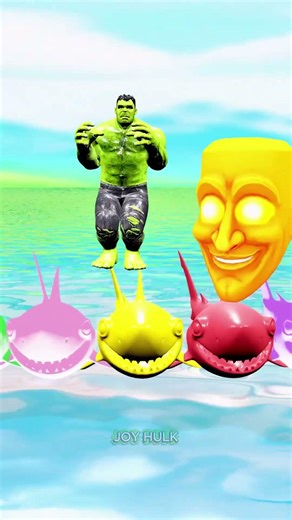 Hulk Play Music Marble Baby Shark #Zootopia2 #gta #scaryteacher3d