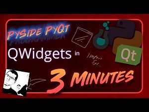 PySide + PyQt | QWidgets in 3 Minutes