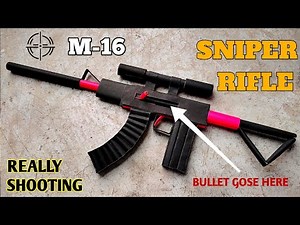 Origami M-16 Gun Tutorial | A4 Paper Craft | Origami Tutorial for beginners