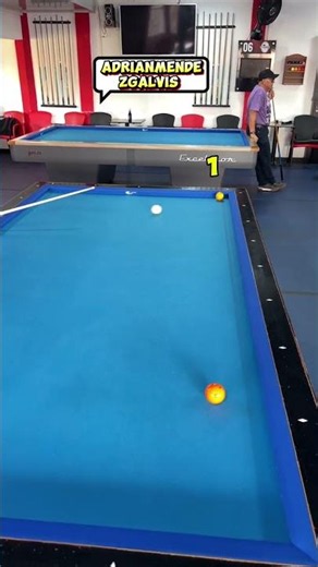 Carom shot with high left spin 🪄