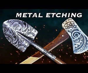 How to Metal Etch / Easy Metal Etching Using Electricity
