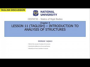 Discussion: Introduction to Analysis of Structures