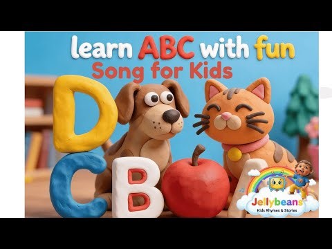 ABC Song for Toddlers | Learn the Alphabet A to Z | Jellybeans Nursery Rhymes | Nursery Rhymes