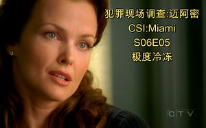 【犯罪现场调查:迈阿密】CSI:Miami S06E05 极度冷冻 电话聊骚惹人火,巨星遭人插死;生前名利变枷锁,遗孀无情拔刀.