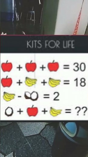 🍎🥥🍌 Ultimate Fruit Puzzle Challenge – Can You Solve It? #brainteaser