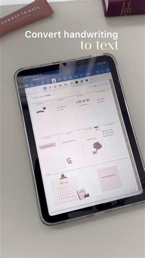 Convert your handwriting to text ✍🏼#ipad #ipadtips #goodnotesplanner #digitalplanner #digitalnotes