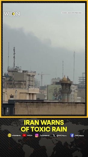 Iranian Red Crescent Warns of Toxic Rain Risks After Explosions at Oil Facilities | WION Shorts
