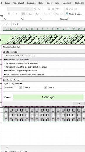📅 จัดตารางงานให้ชีวิตง่ายขึ้น #excel #exceltips #exceltutorial #exceltricks #excelhacks #excelhack
