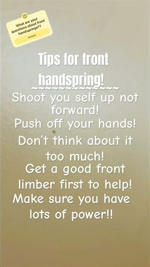 Front handspring tips! 🫶🤗💪#blowup #fronthandspring #wwjd