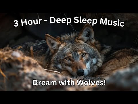 Dream with Wolves: 3-Hour Sleep Meditation with Calming Wolf Scenery