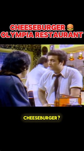 Love Gilda on Instagram: "Olympia Restaurant: Cheeseburger, Chips, and Pepsi Only! #comedy #1970s #SNL #johnbelushi #comedians #throwback #lovegilda #funny #cheeseburger #insta #fyp #chicago"